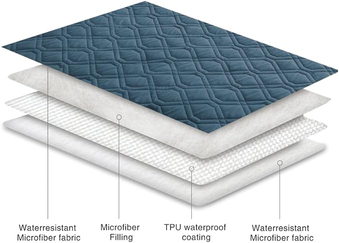 Ameritex Waterproof Blanket Reversible Dog Bed Cover Pet Blanket for Furniture Bed Couch Sofa - Image 4