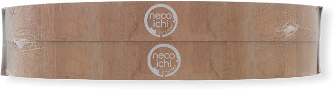 Necoichi Cat Scratcher Bowl Replacement for Indoor Cats - Cat Scratching Lounger with Reversible Usability and Extra Comfort for Lounge, Cardboard Bed Couch / (Regular, Oak) - Image 8