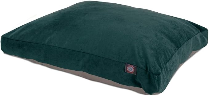 Majestic Pet Villa Rectangle Dog Bed Washable – Non Slip Comfy Pet Bed – Crate Bed with Removable Washable Cover – Kennel Bed for Sleeping, Polyester Fiber, Large, Marine by MajesticPet