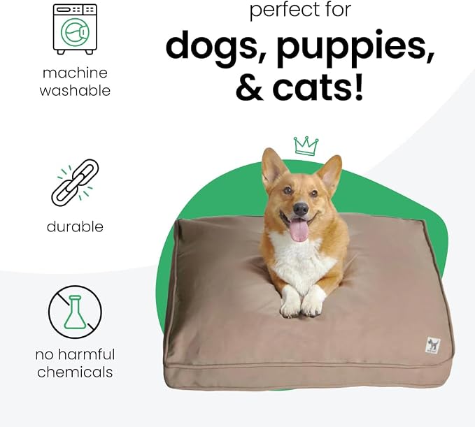 Molly Mutt Small Dog Bed Cover - Wild Horses Print - Measures 22”x27”x5’’ - 100% Cotton - Durable - Breathable - Sustainable - Machine Washable Dog Bed Cover - Image 3