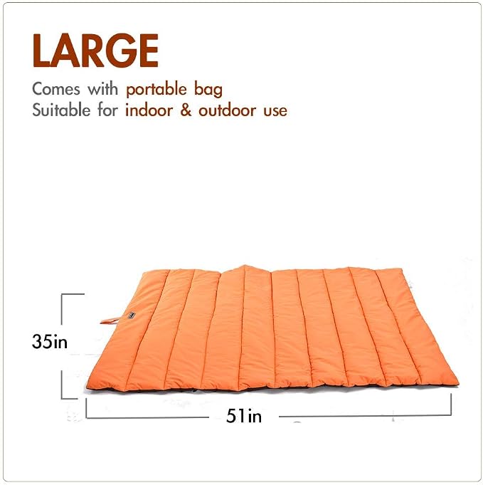 CHEERHUNTING Outdoor Dog Bed, Waterproof, Washable, Large Size, Durable, Water Resistant, Portable and Camping Travel Pet Mat - Image 2