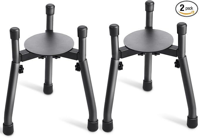 Elevated Dog Bowls [ 2 Pack ], Adjustable Metal Raised Raised Dog Bowl Stand for Medium & Large Dogs, Adjustable Wide 6.3"-10.2",3 Height Adjustment(Bowl Not Included) by CatAve