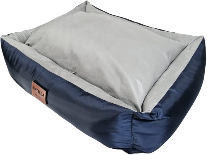 Personalized Dog Bed, Extra Comfort, Removable Washable Cover, Waterproof Bottom, Multiple Sizes & Colors by El+Perro+Ingl%C3%A9s