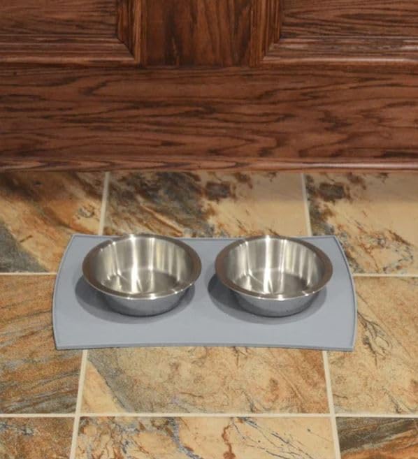 PetFusion Premium 304 Food Grade Stainless Steel Dog & Cat Bowls. Cat Bowls Shallow & Wide for Relief of Whisker Fatigue, 56-Ounce, Stainless - Image 2