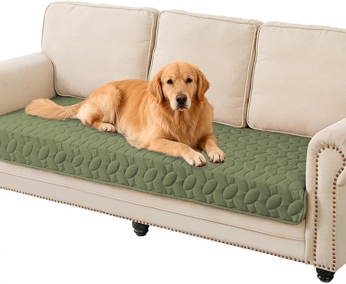 Ameritex Pet Bed Cover Dog Bed Blanket for Sofa and Furniture Waterproof New Pattern Design (30x70 Inch, Green) by Ameritex