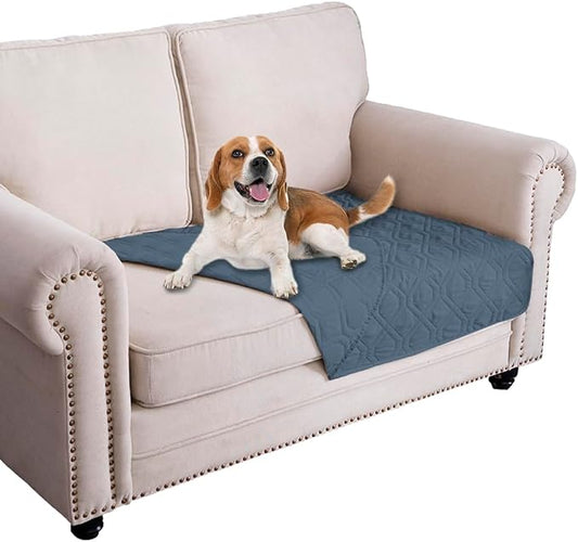 Ameritex Waterproof Blanket Reversible Dog Bed Cover Pet Blanket for Furniture Bed Couch Sofa by Ameritex
