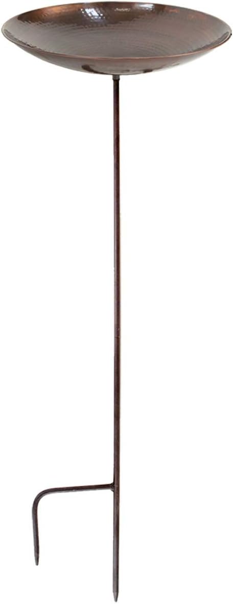 Achla Designs Burnt Copper Birdbath with Stake by ACHLADesignsHomeGarden