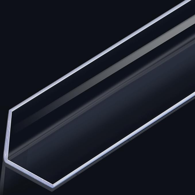 Sasylvia 1 Pcs Wall Corner Protector Guards, Avoid Scratching Scuffs, Vinyl Corner Trim Molding, Easy Install & Cleaning for Door Countertop Furniture Cabinet Protection (3/4 x 48 Inches,Clear) by Sasylvia
