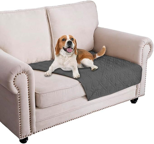 Ameritex Waterproof Blanket Reversible Dog Bed Cover Pet Blanket for Furniture Bed Couch Sofa by Ameritex