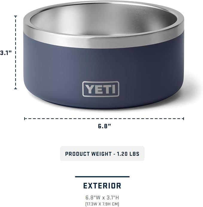 YETI Boomer 4, Stainless Steel, Non-Slip Dog Bowl, Holds 32 Ounces - Image 4