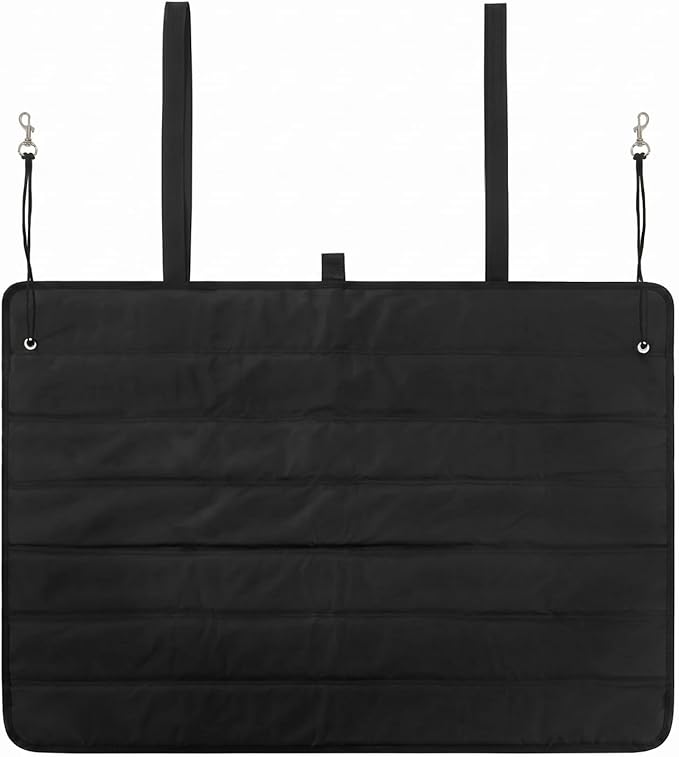 Tinideya Large Rear Bumper Protector for Cars 41 x 25 Inch Bumper Guard Foldable Protective Mat Dog Blanket Cargo Liner Preventing Scratches While Unloading and Loading for SUV Van Truck Vehicle by Tinideya