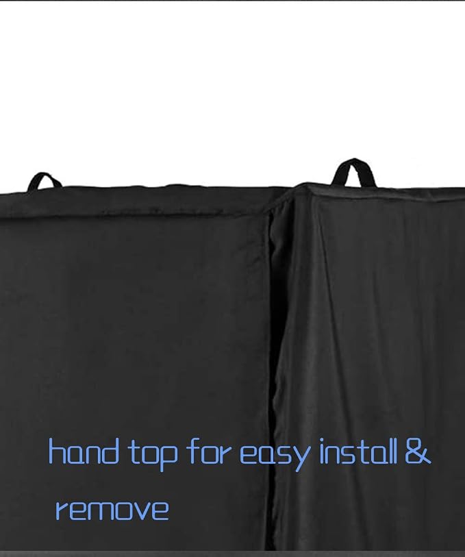 Universal Bird Cage Cover Black Good Night Blackout Birdcage Cover | Durable Breathable Washable Material, Create Quiet Environmente - Image 6