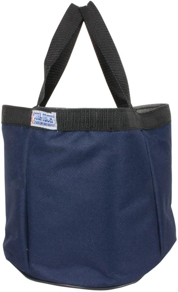Dura-Tech Compact Grooming Tote | 4 Roomy Interior Pockets | Durable D840 Polyester Outer | Ideal for Ringside Touchups | with Ample Storage | Color Navy by Dura-Tech