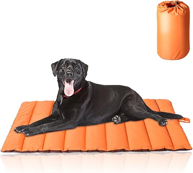 CHEERHUNTING Outdoor Dog Bed, Waterproof, Washable, Large Size, Durable, Water Resistant, Portable and Camping Travel Pet Mat by Cheerhunting