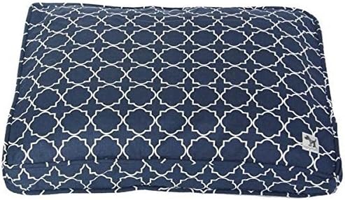 Molly Mutt Sheepy Wool-Filled Crate Pad - Wool Crate Mat - Comfy Pooch Dog Bed - Comfort Cuddler - Royal Dog Bed - Wool Dog Bed- Sheepskin Dog Bed - Wool Cat Beds - Dog Crate Rug (36", Romeo & Juliet) by MollyMutt