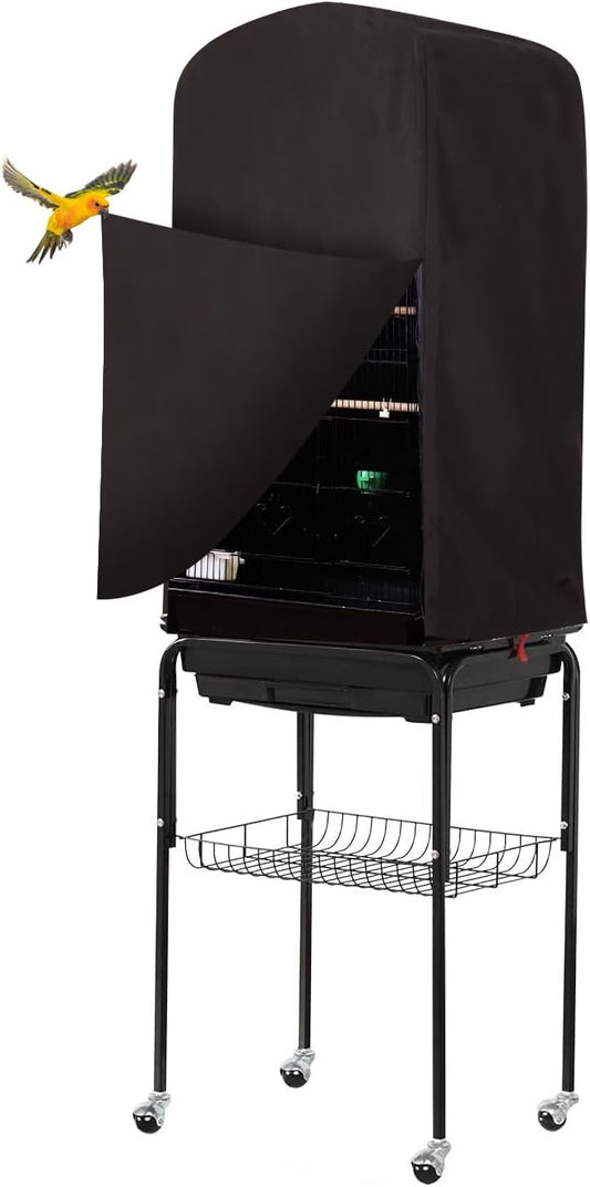 Colorday Good Night Bird Cage Cover, Black, 64" | For18Lx14Wx36H Inches bird cages. by Colorday