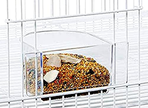 64" Extra Large Wrought Iron Breeding Flight Canary Parakeet Cockatiel Lovebird Finch Cage Side Nesting Doors Easy Clean Pull Out Tray with Removable Rolling Stand - Image 7