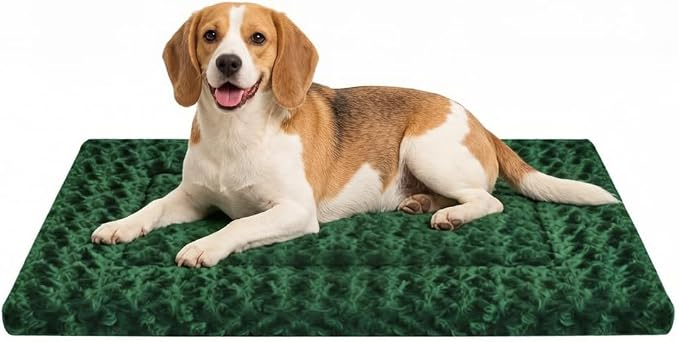 Dog Bed Mat - Dog Crate Pad - Reversible Dog Mat for Pet Comfort - Soft Bed Pads with Dual-Sided Design for All Seasons - Durable, Machine Washable Mat for Crates, Travel, and Home by FogkissComfyPawsHome