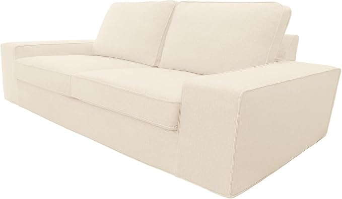 Couch Cover for IKEA Kivik 3 Seat 89.75in Sofa, Sofa Slipcover, Q1028-1 by CRIUSJADECOR