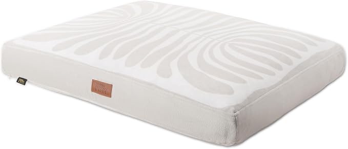 Town & Country Luxe CuddleTown Matisse Everwash® Pillow Pet Bed, Water Repellent Floor Pillow, Machine Washable Cover, Soft & Calming, Taupe, Large 44"x34"x4" by TOWN+%26+COUNTRY+LUXE