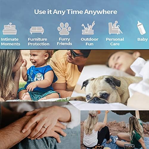 Softan Waterproof 100% Leak Proof Blanket for Baby Adults Pets Dogs Cats, Pee Proof, 3 Layer Protector for Bed, Sofa Couch and Other Furniture, 90"x90", Charcoal | Light Grey, Reversible Lightweight - Image 4