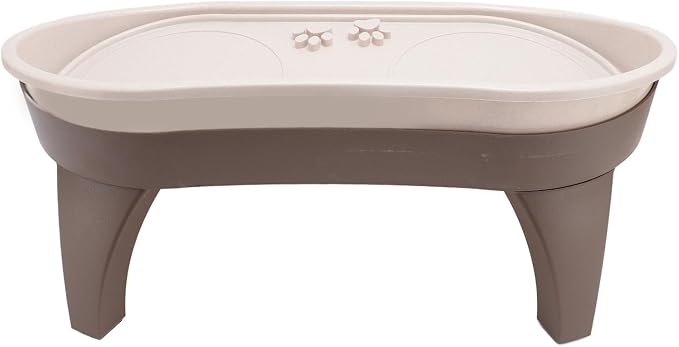 Elevated Pet Feeding Tray, Spine and Neck Protection, Non-Slip Dog Bowl Holder, Easy to Assemble Raised Stand - Image 3