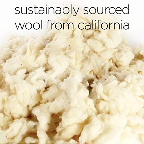 Molly Mutt Sheepy Wool-Filled Crate Pad, GOTS-Certified 100% Organic Cotton Canvas Cover with Soft 100% Natural Wool Insert, Ideal for Dog Bed or Kennel, Forever Young, 24" x 18" x 2.5" - Image 3