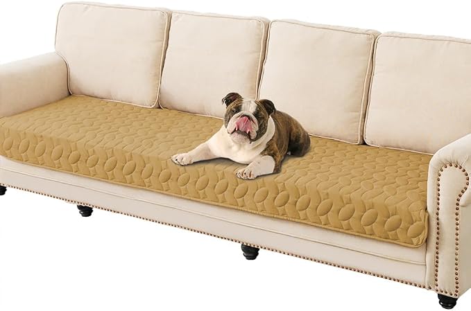 Ameritex Waterproof Pet Bed Cover Anti-Slip Dog Bed Blanket for Sofa and Furniture Waterproof New Pattern Design (Sand, 30x90 Inch (Pack of 1)) by Ameritex