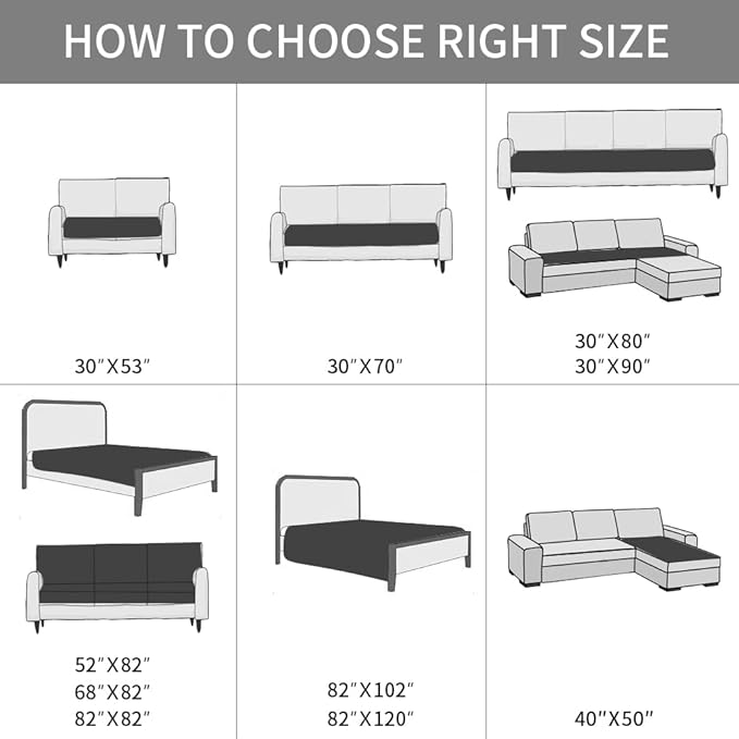 Ameritex Waterproof Dog Bed Cover Pet Blanket with Anti-Slip Back for Furniture Bed Couch Sofa - Image 7