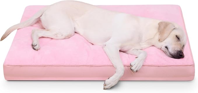 NUPIDA Waterproof XL Extra Large Dog Crate Bed with Washable Cover, 41x27 | TPU Waterproof Layer, Easy Clean Cover, Soft Plush Surface, Durable Oxford fabric, Non-Slip Bottom, For Large Breeds ≤80lbs by NUPIDAPet%E2%80%99sHome