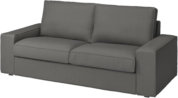 Corduroy Couch Cover for IKEA Kivik Loveseat 74.75in Sofa, XTR-15 by CRIUSJADECOR