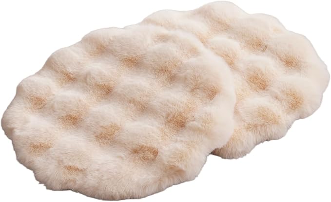 SHENGOCASE Pet Cushion Pad, Faux Fur Dog Cat Kneading Pillow, Crate Bed Insert, 16 Inches, 2-Pack by SHENGOCASE
