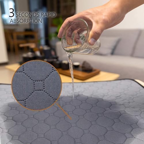 5Pcs Guinea Pig Cage Liners,Guinea Pig Fleece Cage Liners12''X12''Super Absorbent Washable Pee Pads Reusable for Rabbit Hamster Chinchilla - Image 4