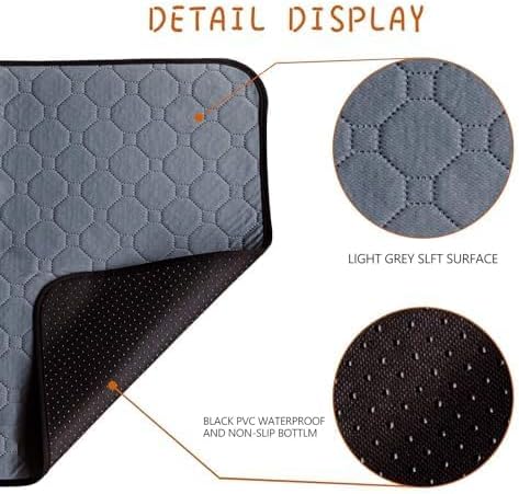 5Pcs Guinea Pig Cage Liners,Guinea Pig Fleece Cage Liners12''X12''Super Absorbent Washable Pee Pads Reusable for Rabbit Hamster Chinchilla - Image 3