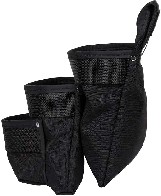 Klein Tools 5703 Tool Pouch, PowerLine Series Utility Pouch Fits Tool Belts up to 2.5-Inch, Strong Rivet Reinforced Stitching, 3-Pocket - Image 9