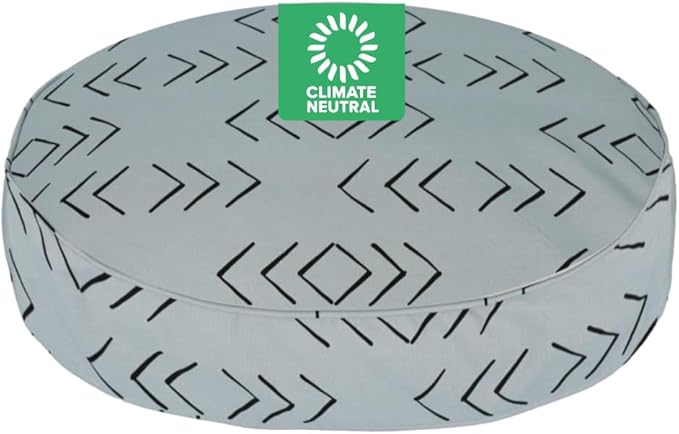 Molly Mutt Medium to Large Dog Bed Cover - Reflections Print - Measures 36” x 5’’ - 100% Cotton - Durable - Breathable - Sustainable - Machine Washable Dog Bed Cover by MollyMutt