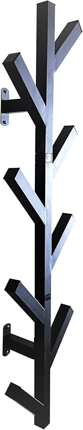PREMIUM RACKS Coat Rack & Hat Rack - Modern Design - Wall Mounted - Stylish - (Black) - Image 7