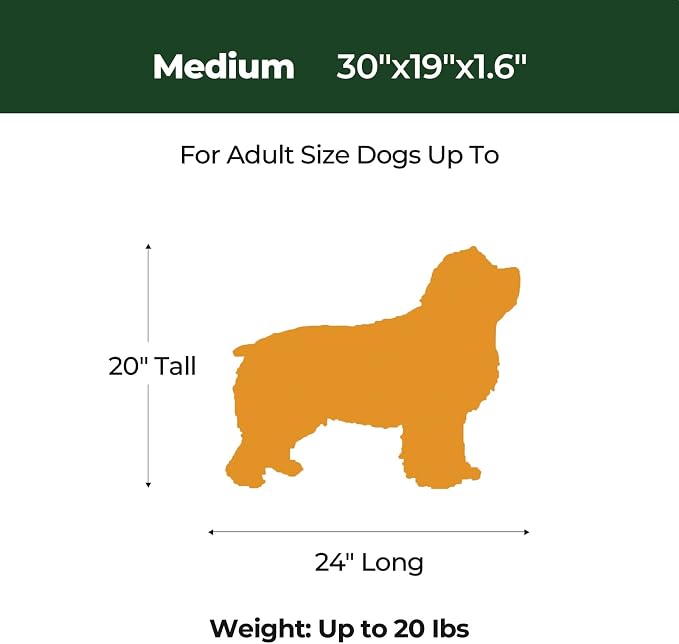 BALANCE Dog Crate Bed, Orthopedic Dog Bed Pad with Waterproof Liner, Washable Crate Foam Pet Mat for Large, Medium, Puppy Dogs Breeds, Powder Blue, 30"x19"x1.6" - Image 5