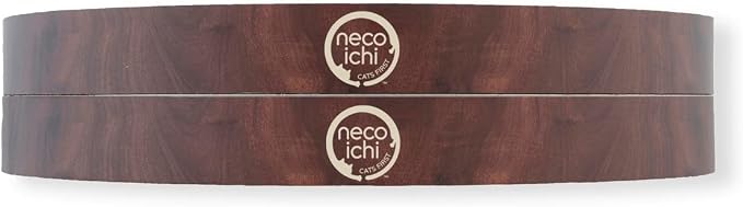 Necoichi Cat Scratcher Bowl Replacement for Indoor Cats - Cat Scratching Lounger with Reversible Usability and Extra Comfort for Lounge, Cardboard Bed Couch / (Regular, Dark Cherry) - Image 2