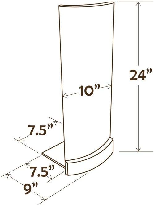 Sofa-Scratcher Furniture Protector CAT Scratching Post, Charcoal - Image 5