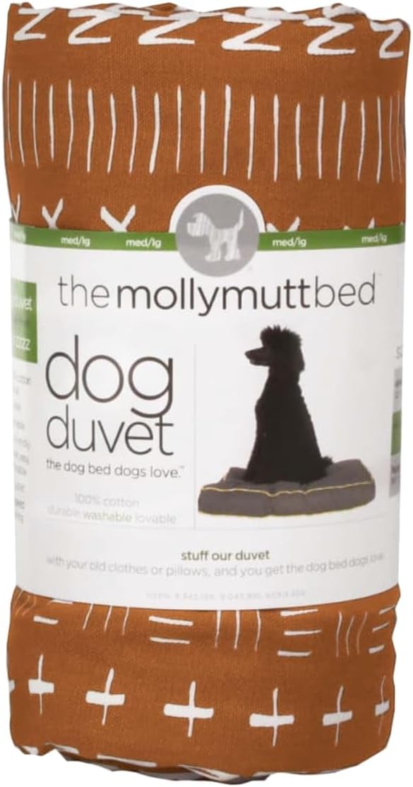 Molly Mutt Everywhere Dog Bed Duvet Cover, 100% Cotton Canvas Cover for Dog, Puppy, or Cat Bed, Durable, Washable, and Free of Harmful Chemicals, Small, 22"x27"x5" - Image 5