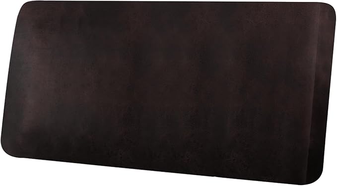 ANARACHON Leather Look Couch Cushion Covers Sofa Seat Slipcovers Sets Couches Furniture Protector for Sectional Armchair Loveseat Pets Kids Stretch Spandex Fabric (1 Cushion Loveseat, Chocolate) by ANARACHON
