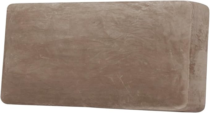H.VERSAILTEX Velvet Stretch Individual Couch Cushion Cover Plush Cushion Slipcover for Loveseat Sofa Cushion Furniture Protector Seat Cushion Sofa Cover (1 Piece Sofa Cushion Cover, Camel) by HVERSAILTEX