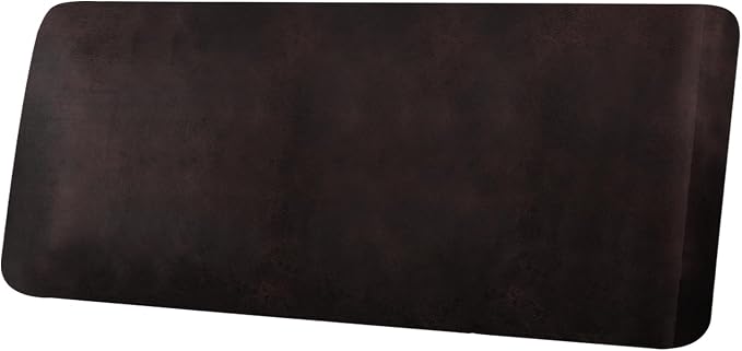 ANARACHON Leather Look Couch Cushion Covers Sofa Seat Slipcovers Sets Couches Furniture Protector for Sectional Armchair Loveseat Pets Kids Stretch Spandex Fabric (1 Cushion Sofa, Chocolate) by ANARACHON