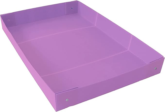 Midlee Guinea Pig Corrugated Plastic Cage Liners - 2 x 3 Panel Size - Purple | Bottom Grid Cage Protector Small Animal Waterproof Floor by MidleeDesigns