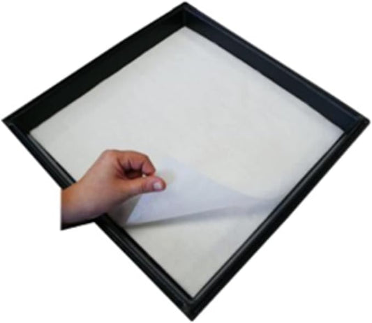 150 Sheets Custom Cut Bird Cage Liner (Wax Coated up to 23x24) for Bird, White, Paper, Indoor, Transport by Unknown