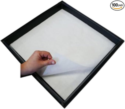 Custom Cut Bird Cage Liner Poly/Plain 100 Sheets Bird Cage Liner (Poly (40#) up to 15x15) by Unknown