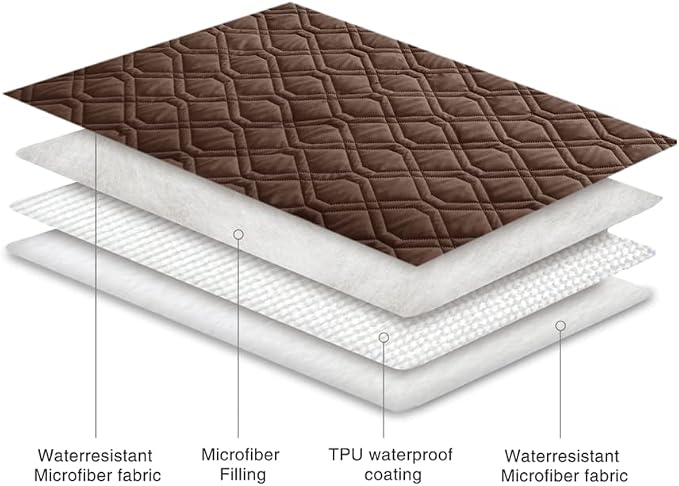 Ameritex Waterproof Blanket Reversible Dog Bed Cover Pet Blanket for Furniture Bed Couch Sofa - Image 4