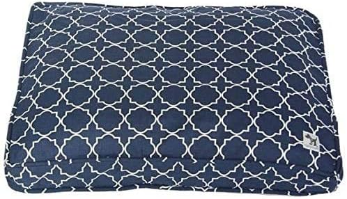 Molly Mutt Sheepy Wool-Filled Crate Pad, GOTS-Certified 100% Organic Cotton Canvas Cover with Soft 100% Natural Wool Insert, Ideal for Dog Bed or Kennel, Romeo & Juliet, 30" x 21" x 2.5" by MollyMutt