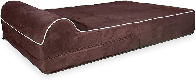 KOPEKS Dog Bed Replacement Cover Memory Foam Beds - Brown - Extra Large (Jumbo Size) by KOPEKS+STOREFRONT